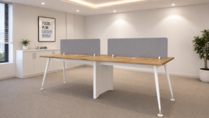 2 Seater Wooden Office Workstation